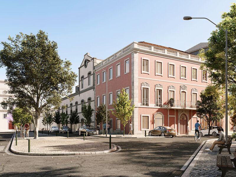 апартаменты новые T2 Beato Lisboa - веранда