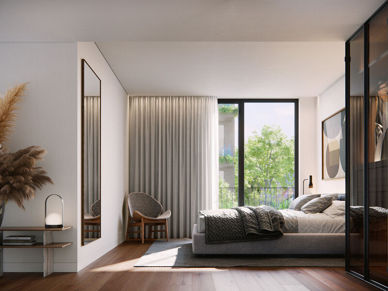 Apartment 4 bedrooms Foz  Foz do Douro Porto - terrace, garden, garage, balcony, gardens, air conditioning, balconies