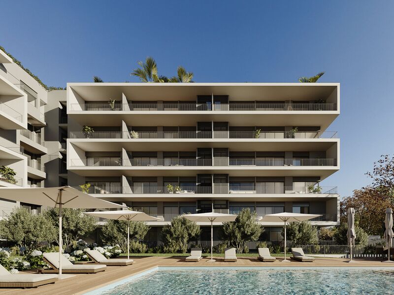 Apartment T2 in the center Quinta da Alagoa Baixo Carcavelos Cascais - balcony, balconies, gardens, swimming pool