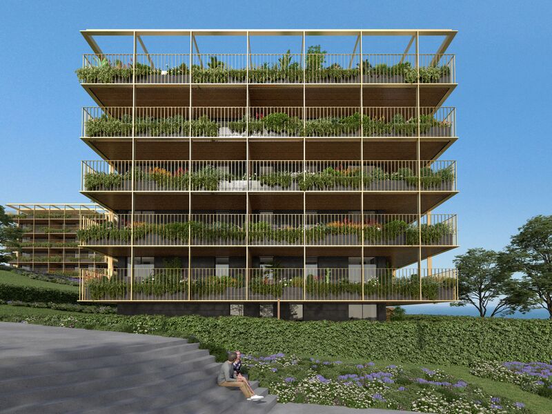 Apartment 3 bedrooms Canidelo Vila Nova de Gaia - swimming pool, balcony, garage, garden, gardens, terrace
