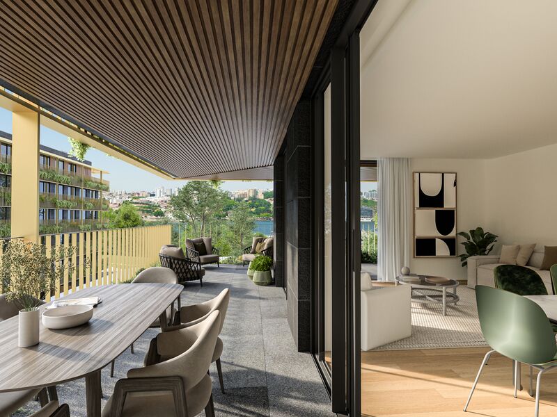 Apartamento T3 Canidelo Vila Nova de Gaia - jardins, terraço, garagem, varanda, piscina