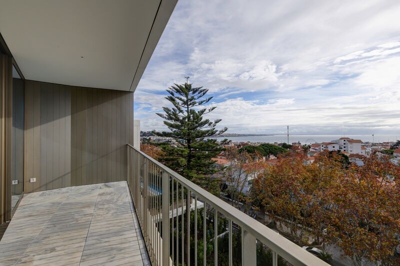 Apartment T4 Luxury Centro Cascais - balconies, sea view, garage, swimming pool, garden, gardens, condominium, balcony