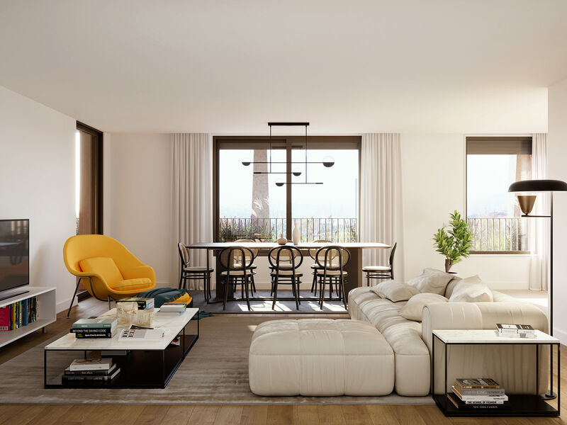 Apartment 3 bedrooms Renovated Estádio do Dragão Campanhã Porto - gardens, balcony, balconies, terraces, terrace
