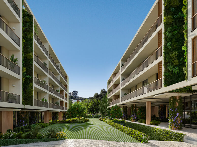 Apartment T3 Carnaxide Oeiras - condominium, balcony, balconies, swimming pool, gardens, sauna