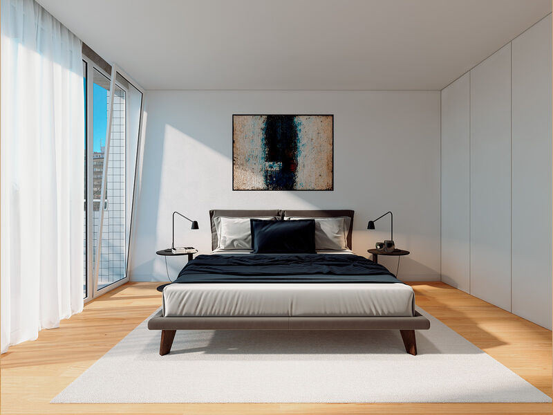 Apartamento T1 no centro Carvalhosa  Cedofeita Porto - jardins, varandas