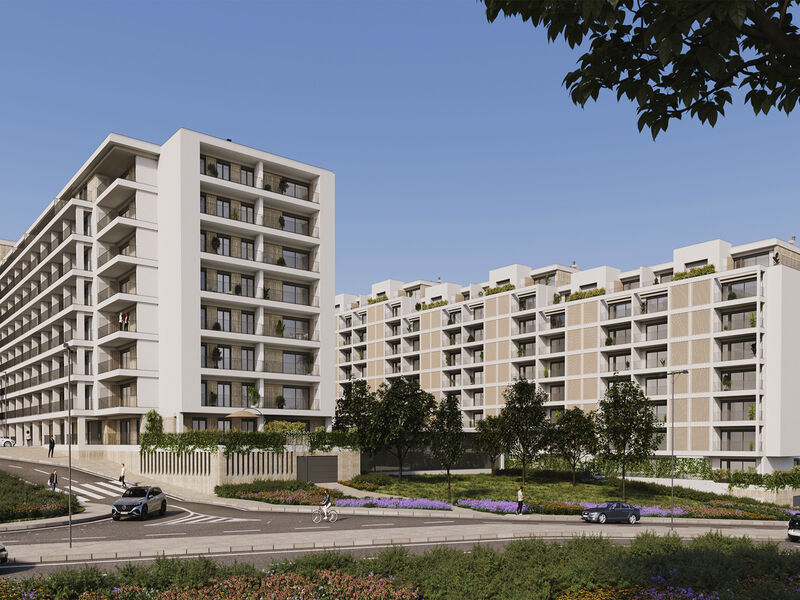 Apartment Modern T1 Loures - swimming pool, air conditioning, parking space, balconies, balcony, garage, condominium