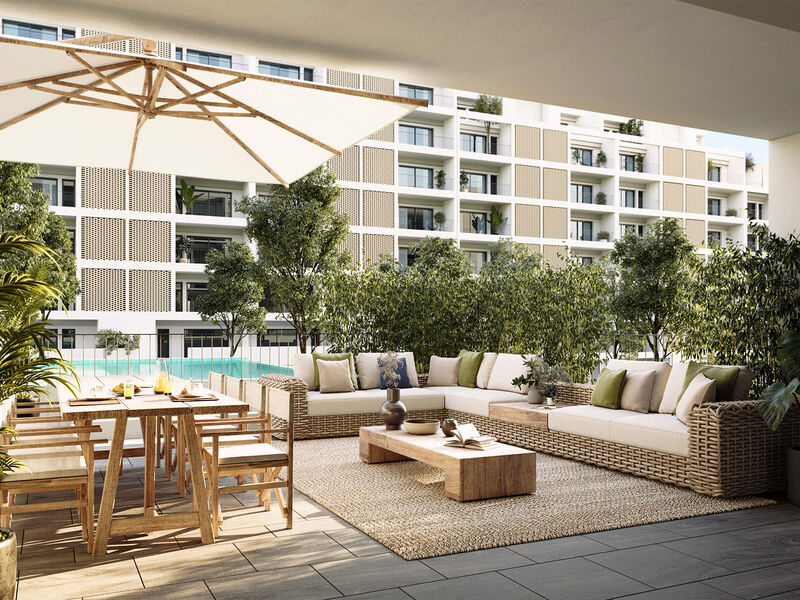 Apartment Modern 3 bedrooms Loures - balconies, swimming pool, condominium, air conditioning, garage, balcony