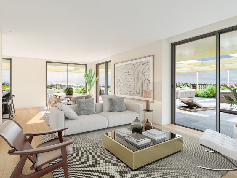 Apartamento T3 Canidelo Vila Nova de Gaia - piscina, varanda, garagem, terraço, jardins
