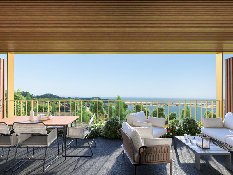 Apartment T3 Canidelo Vila Nova de Gaia - garage, balcony, terrace, gardens, swimming pool, garden