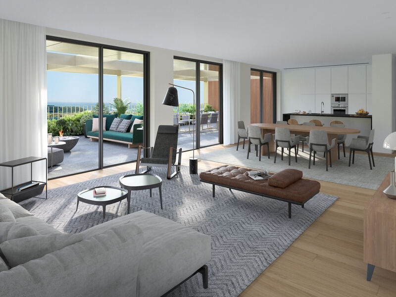 Apartment T2 Canidelo Vila Nova de Gaia - balcony, garden, gardens, garage, swimming pool, terrace