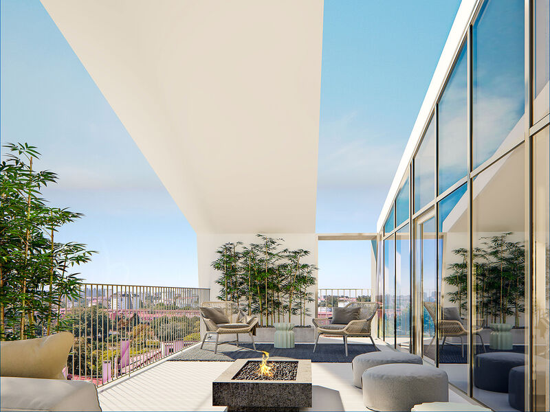 Apartment T3 Duplex Parque das Nações Olivais Lisboa - terraces, balconies, gardens, terrace, balcony, garage