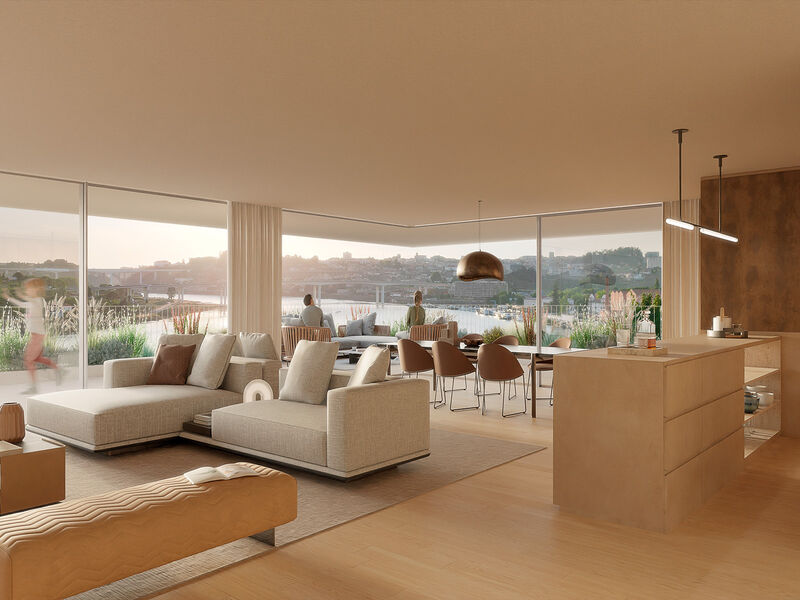 Apartamento de luxo T4 Gondomar - terraços, piscina, condomínio fechado