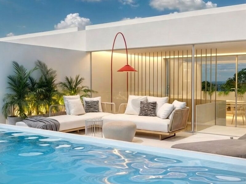 House 4 bedrooms Vilamoura Quarteira Loulé - swimming pool, barbecue, underfloor heating, gated community