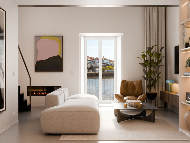 Apartamento T1 de luxo Cais de Gaia  Santa Marinha Vila Nova de Gaia