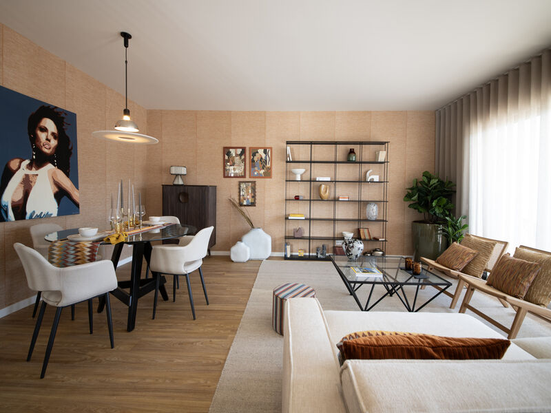 Apartamento Moderno T4 Loures - terraços, condomínio privado, ar condicionado, piscina, varandas