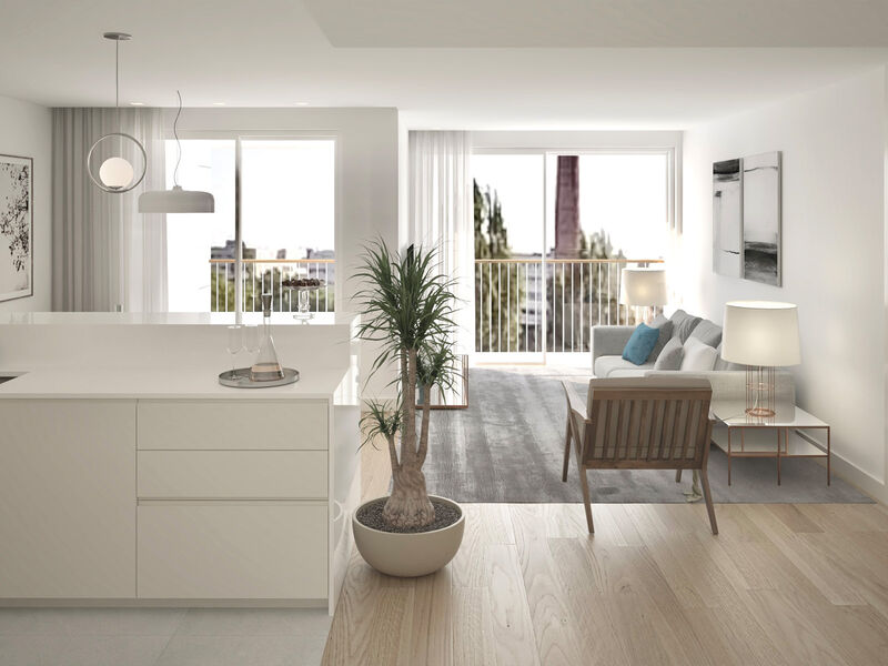 Apartamento T1 Moderno no centro Norte Shopping  Senhora da Hora Matosinhos - jardim, ar condicionado, painéis solares, varandas