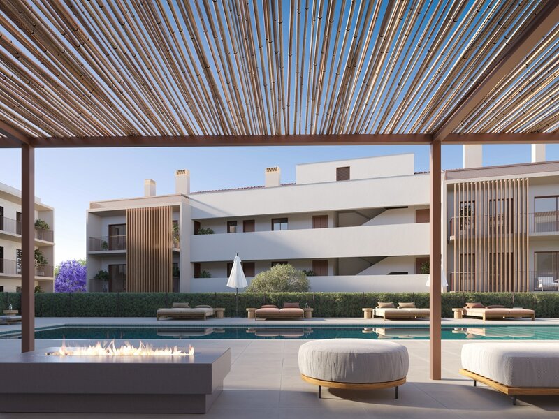 Apartment 2 bedrooms Luxury Santo Estevão Santo Estêvão Tavira - balconies, swimming pool, air conditioning, garden