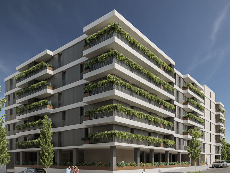 Apartment T2 Asprela Paranhos Porto - balcony, playground, balconies, gardens