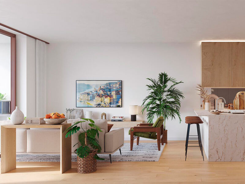 Apartment Modern 1 bedrooms Arrábida Shopping  São Pedro da Afurada Vila Nova de Gaia - balcony, swimming pool, balconies
