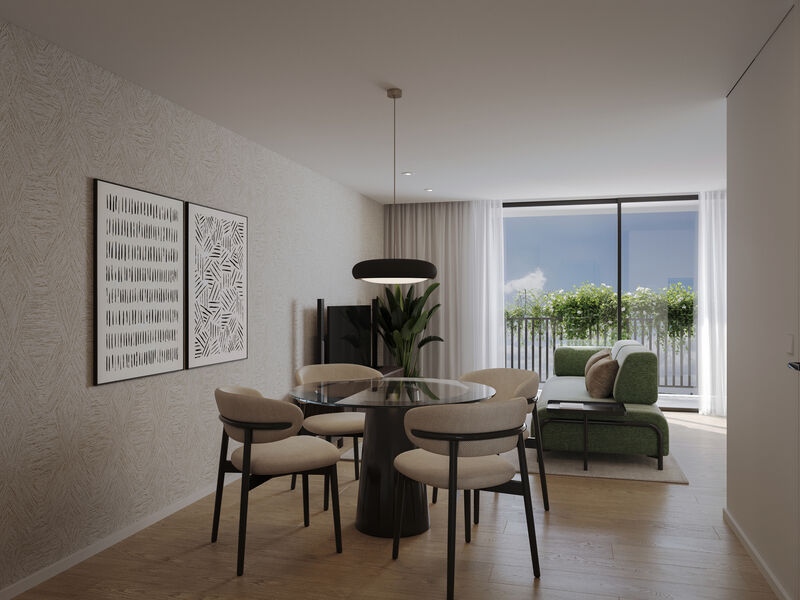 Apartamento T1+1 Asprela Paranhos Porto - varandas, jardins, parque infantil
