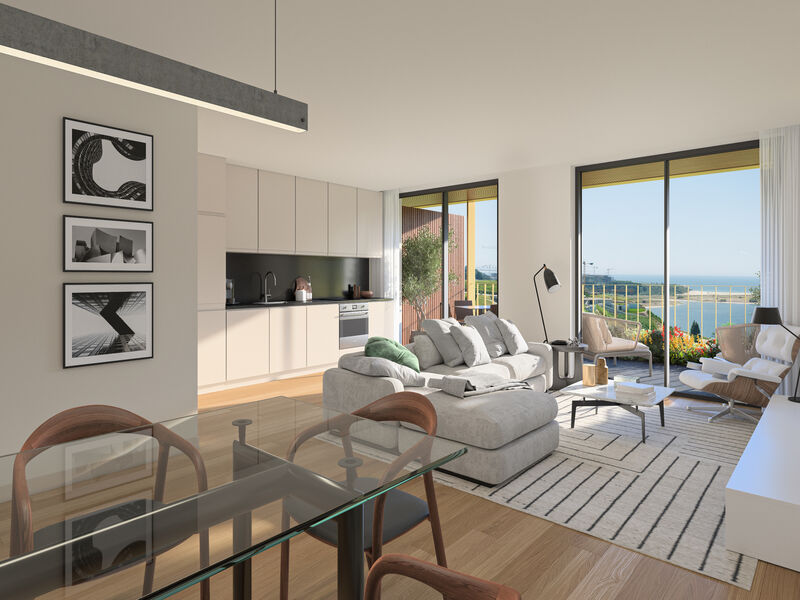 Apartamento T2 Canidelo Vila Nova de Gaia - piscina, terraço, garagem, varanda, jardins