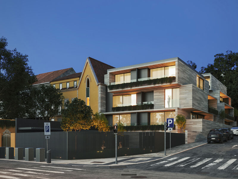 Apartamento Duplex frente à praia T2 Porto - condomínio fechado, jardins