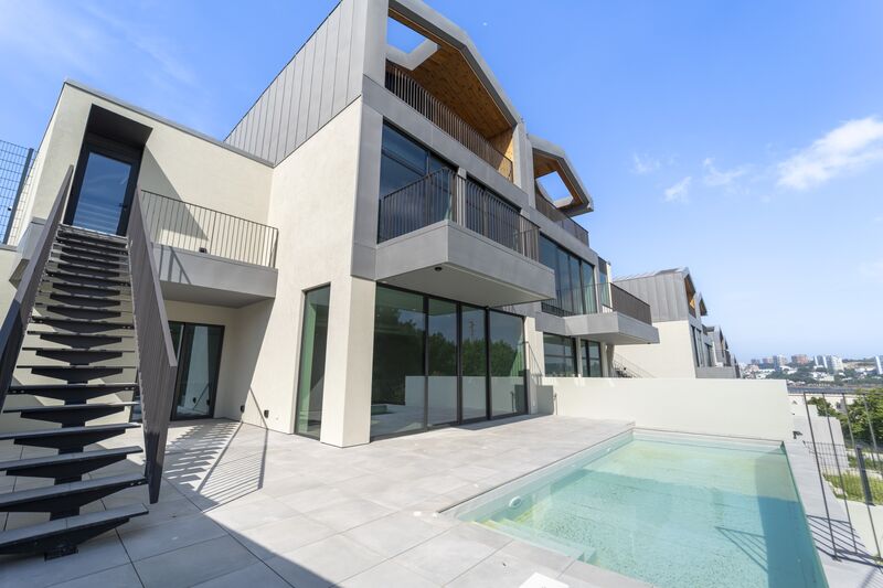 House new 4 bedrooms São Pedro da Afurada Canidelo Vila Nova de Gaia - swimming pool, garden, balcony, terrace, balconies, garage, quiet area
