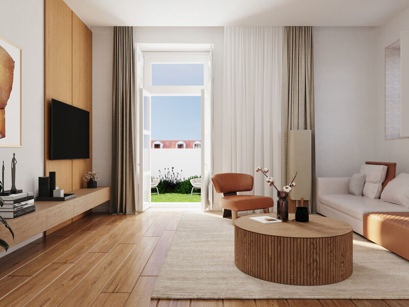 Apartamento nuevo en el centro T1 Chiado São Nicolau Lisboa - terrazas