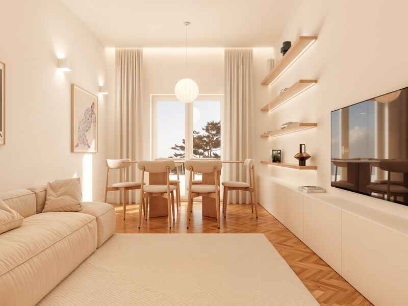 Apartment for remodeling 3 bedrooms Campolide Lisboa - balcony