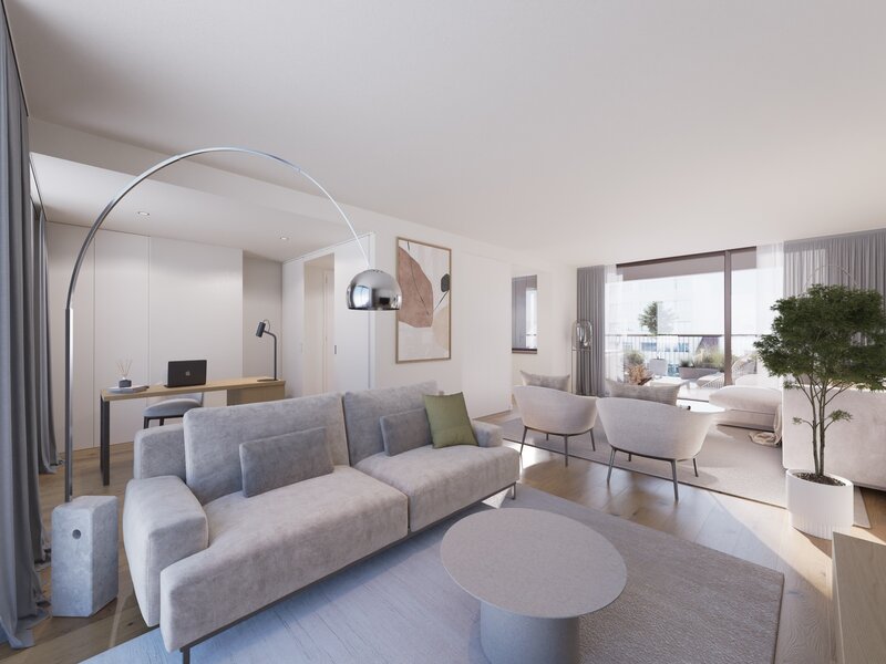 Apartamento T2 com área exterior e garagem no Areeiro, Lisboa