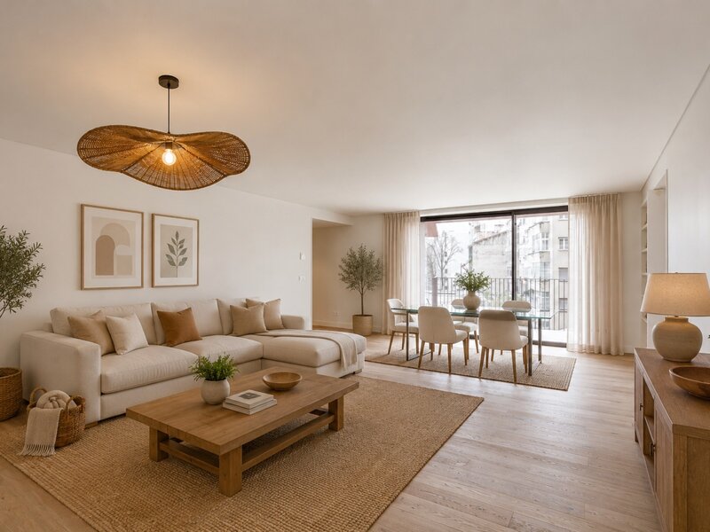 Apartamento T3 com área exterior e garagem no Areeiro, Lisboa
