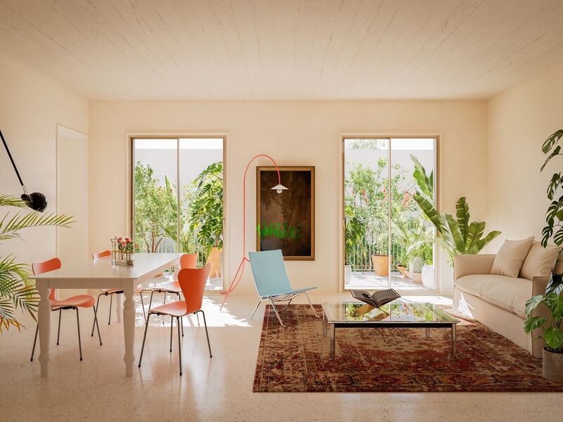 Apartment T2 Marvila Lisboa - store room, turkish bath, terrace, gardens, balcony, swimming pool, balconies, condominium, terraces