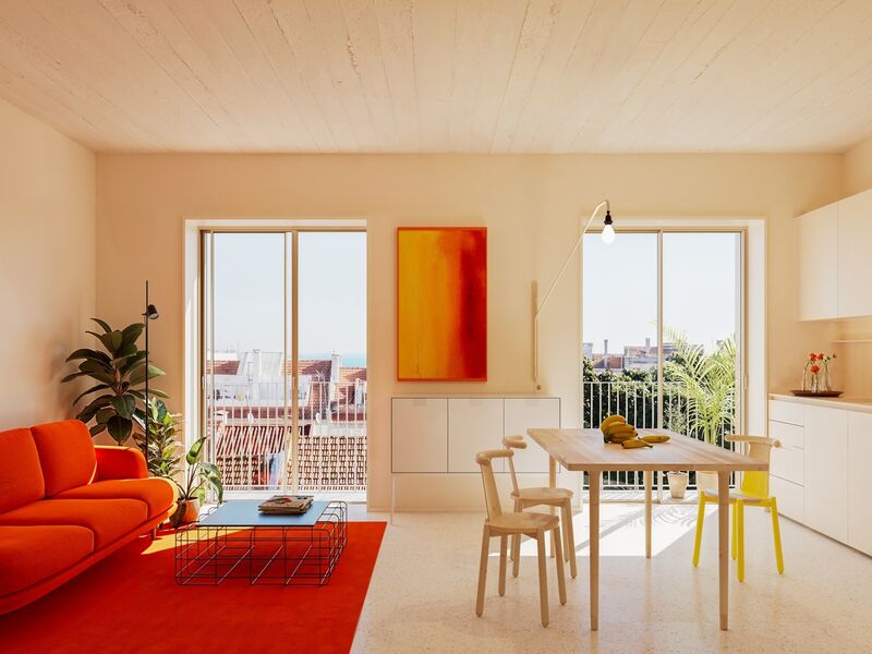 Apartment T1 Marvila Lisboa - swimming pool, gardens, store room, condominium, balcony, balconies, turkish bath, terrace, terraces