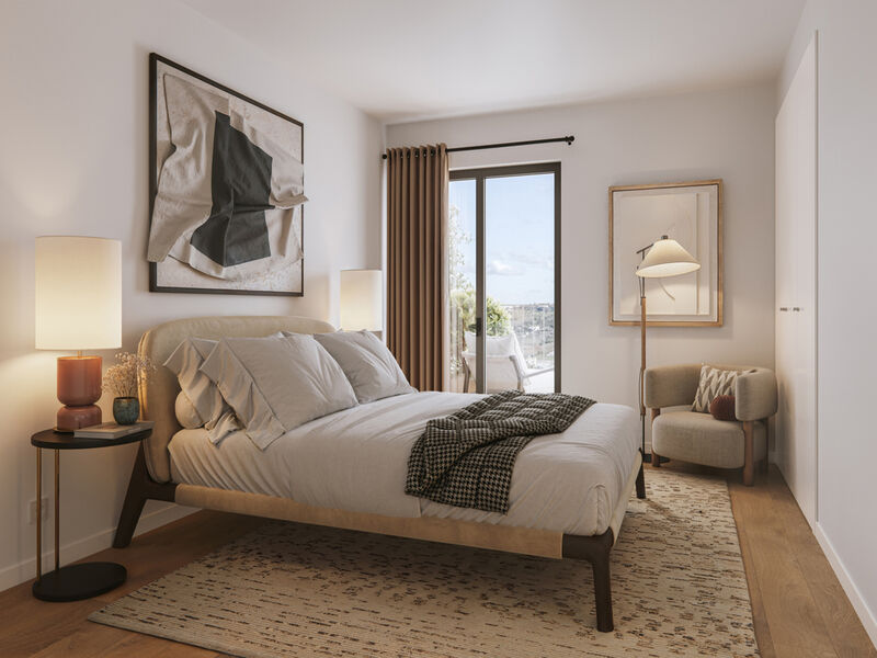 Apartment Modern T2 Loures - terrace, balcony, swimming pool, terraces, balconies, condominium, air conditioning