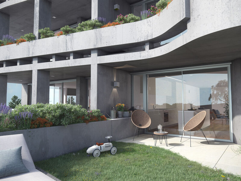Apartment 2 bedrooms Foz  Nevogilde Porto - garden, green areas, balcony
