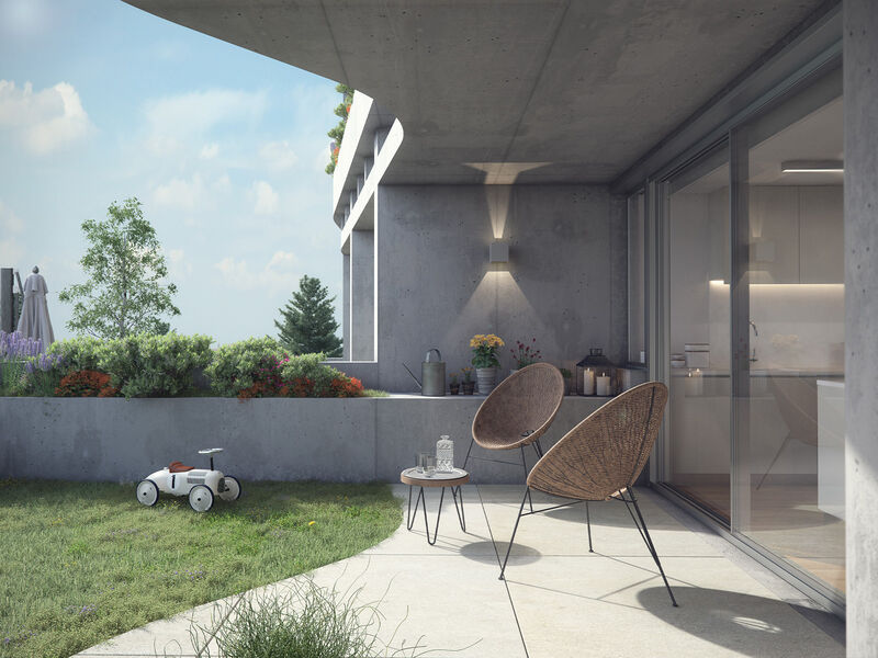 Apartamento T3 Foz  Nevogilde Porto - varanda, jardim, zonas verdes