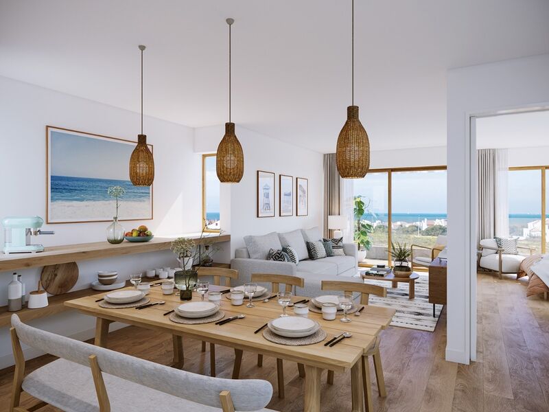 Apartment nouvel sea view T2+1 Porto Covo Sines - sea view, swimming pool, terrace, equipped, air conditioning