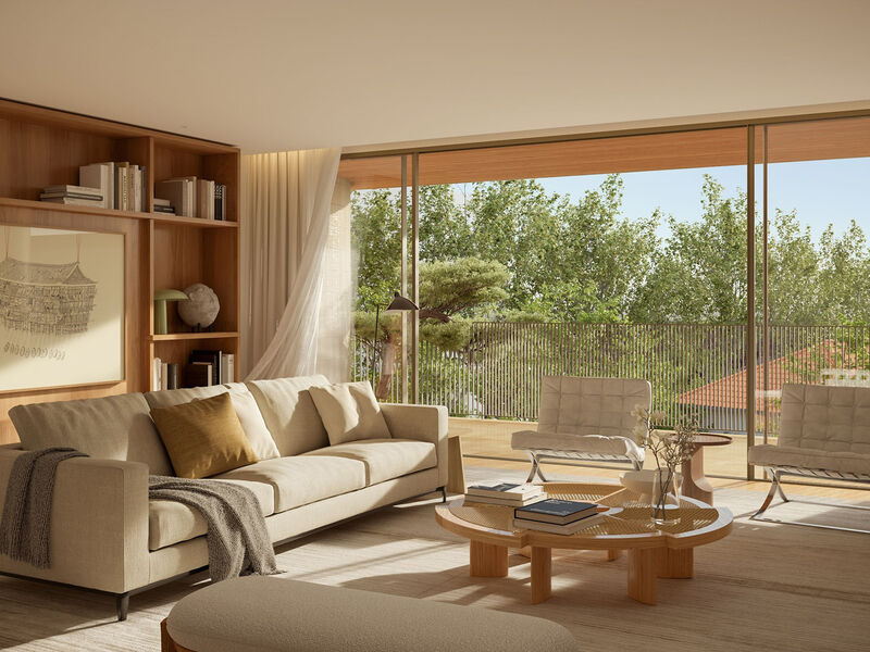 Apartment 3 bedrooms Foz  Foz do Douro Porto - gardens, balconies, video surveillance, garden, balcony