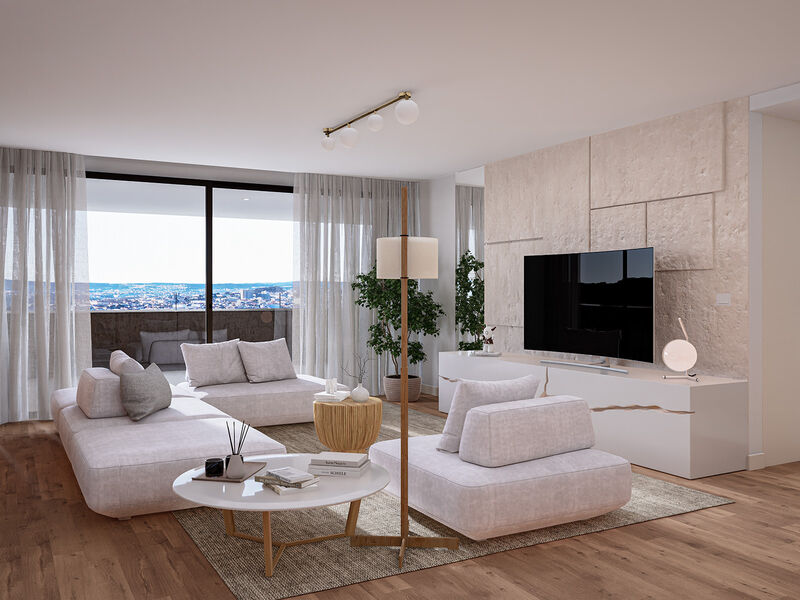 Apartment Duplex T4 Santa Marinha Vila Nova de Gaia - air conditioning, swimming pool, condominium, radiant floor, balcony, double glazing, thermal insulation