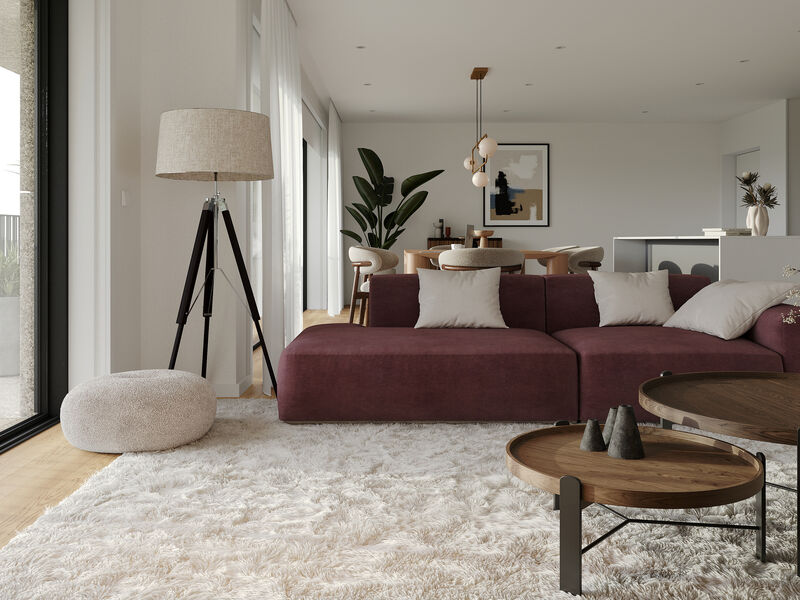 Apartment Luxury in the center 3 bedrooms Lordelo  Lordelo do Ouro Porto - garden, balcony, balconies, thermal insulation