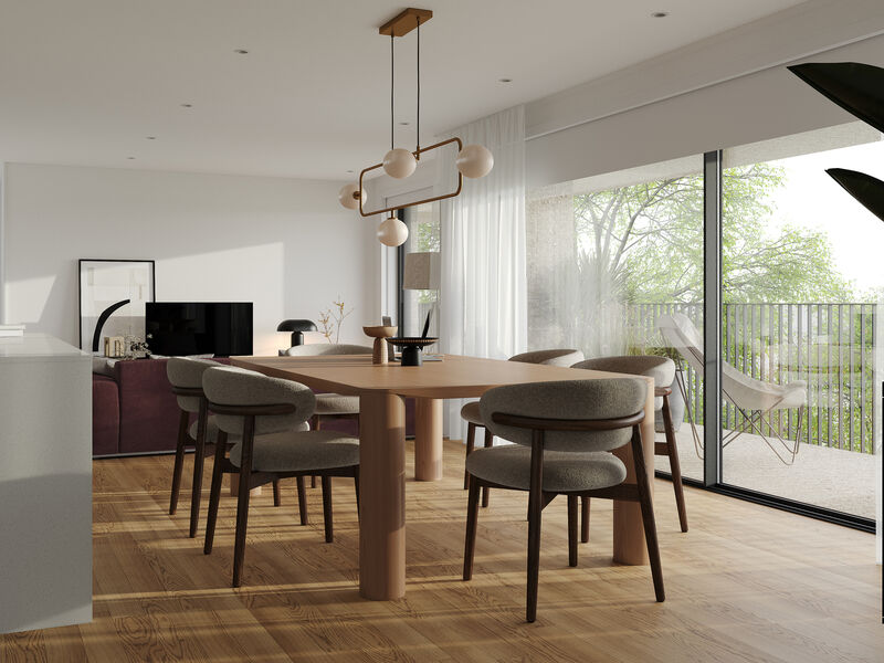 Apartment T2 Luxury in the center Lordelo  Lordelo do Ouro Porto - garden, thermal insulation, balconies, balcony