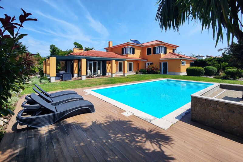 House V6 Belas Sintra - balconies, swimming pool, central heating, tennis court, solar panels, balcony, garden