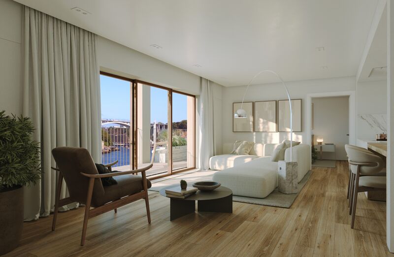 Apartment T2 Santa Marinha Vila Nova de Gaia - terrace, terraces, parking space, garage