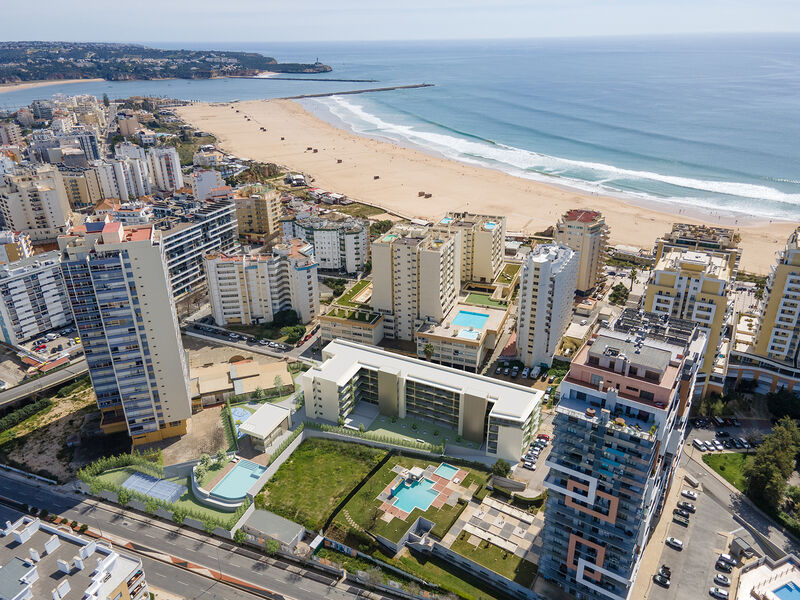 Apartment 1 bedrooms Praia da Rocha Portimão - balconies, playground, kitchen, sauna, garage, turkish bath, balcony, gated community, swimming pool, garden