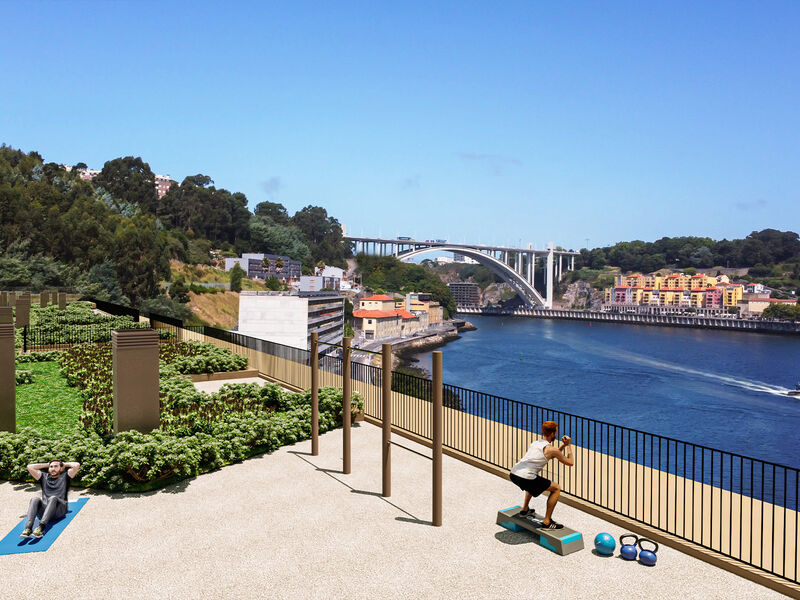 Apartment T3 Santa Marinha Vila Nova de Gaia - garage, parking space, terrace, terraces