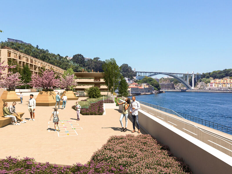 Apartamento T2 Santa Marinha Vila Nova de Gaia - lugar de garagem, terraços