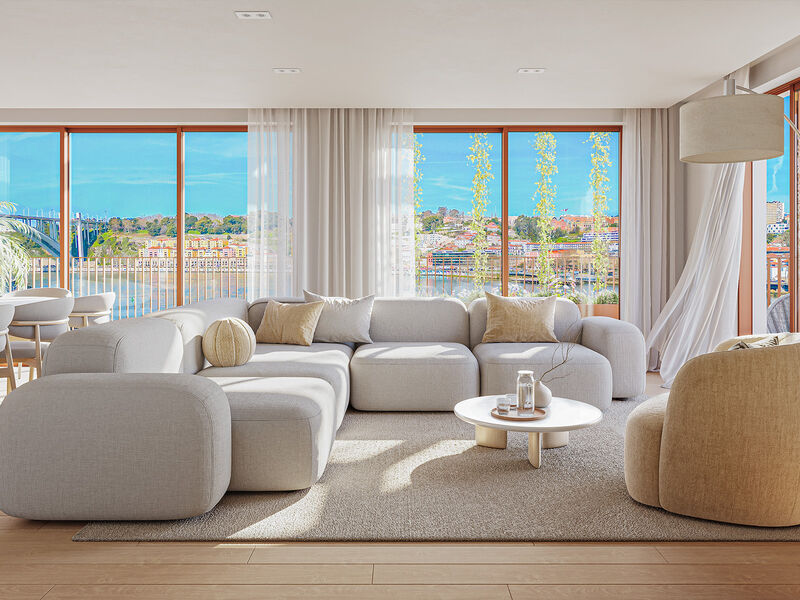 Apartamento T2 Santa Marinha Vila Nova de Gaia - lugar de garagem, terraços