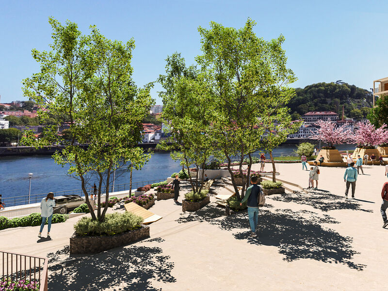 Apartamento T2 Santa Marinha Vila Nova de Gaia - terraços, lugar de garagem