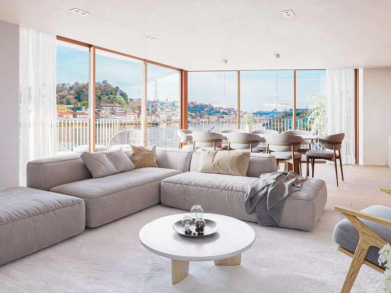 Apartamento T3 Santa Marinha Vila Nova de Gaia - terraços, lugar de garagem