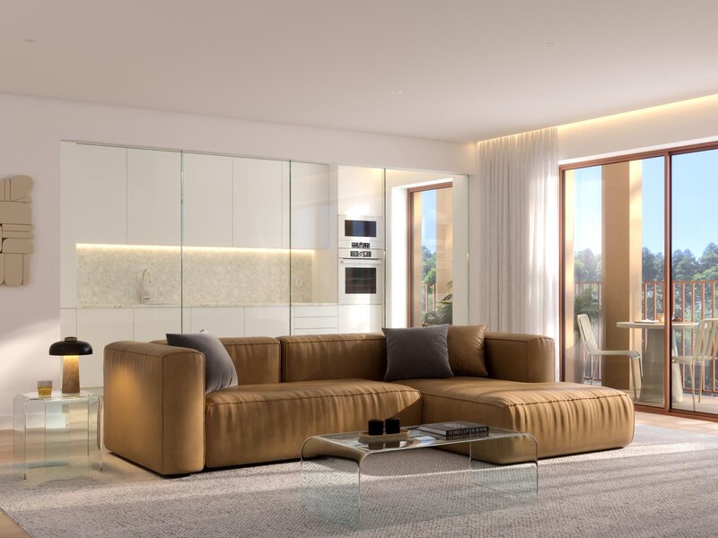 Apartamento T2 com área exterior, junto ao Rio Douro